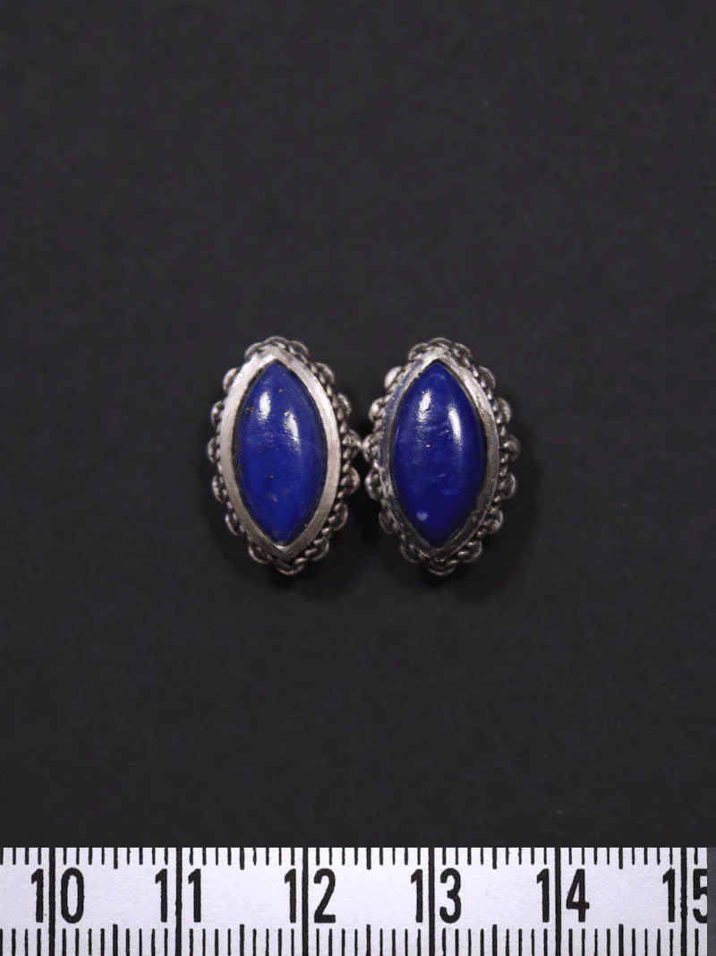 2 Pierres marquises serties de laiton argenté - Image 6