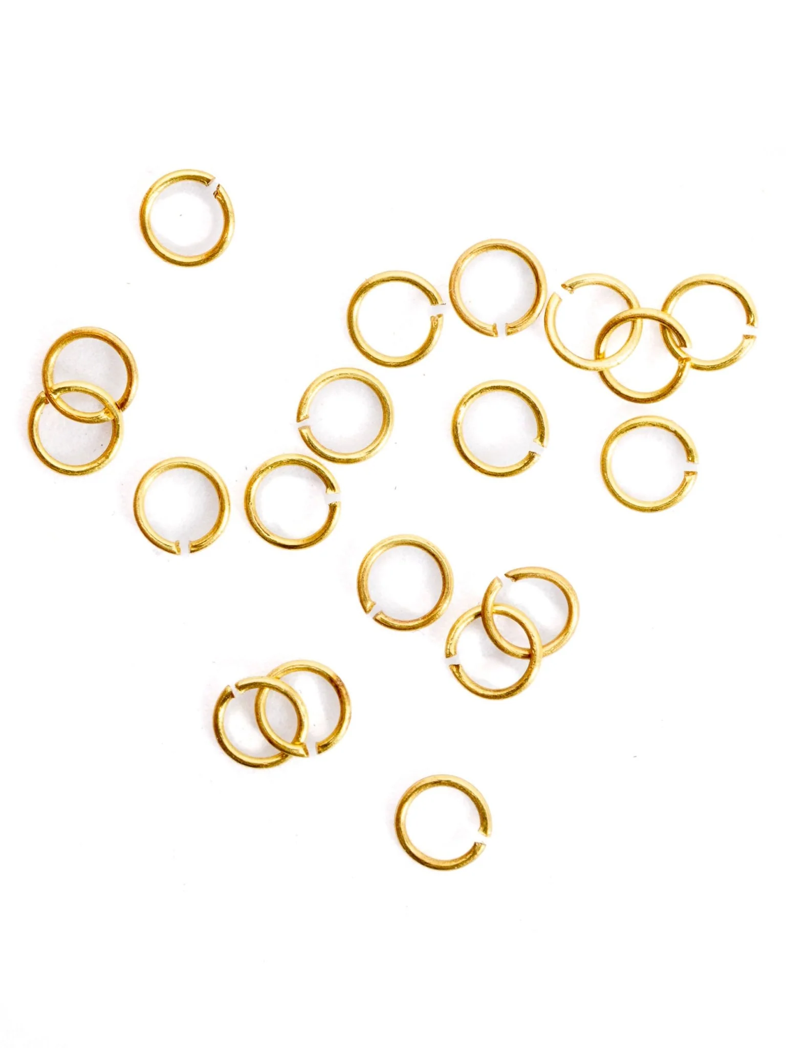 20 anneaux 4mm en laiton