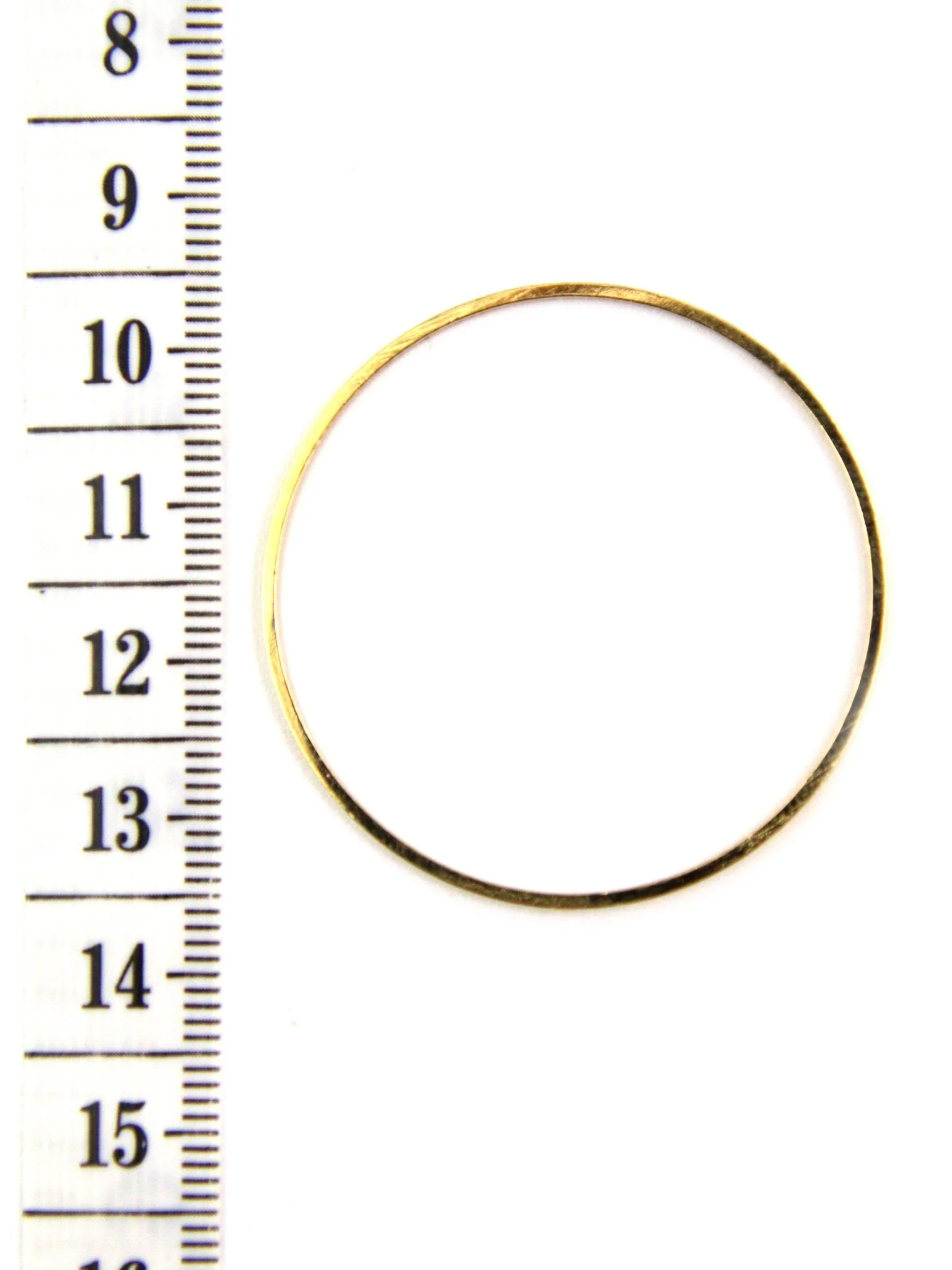 Anneau en laiton plaqué – 4 cm - Image 4