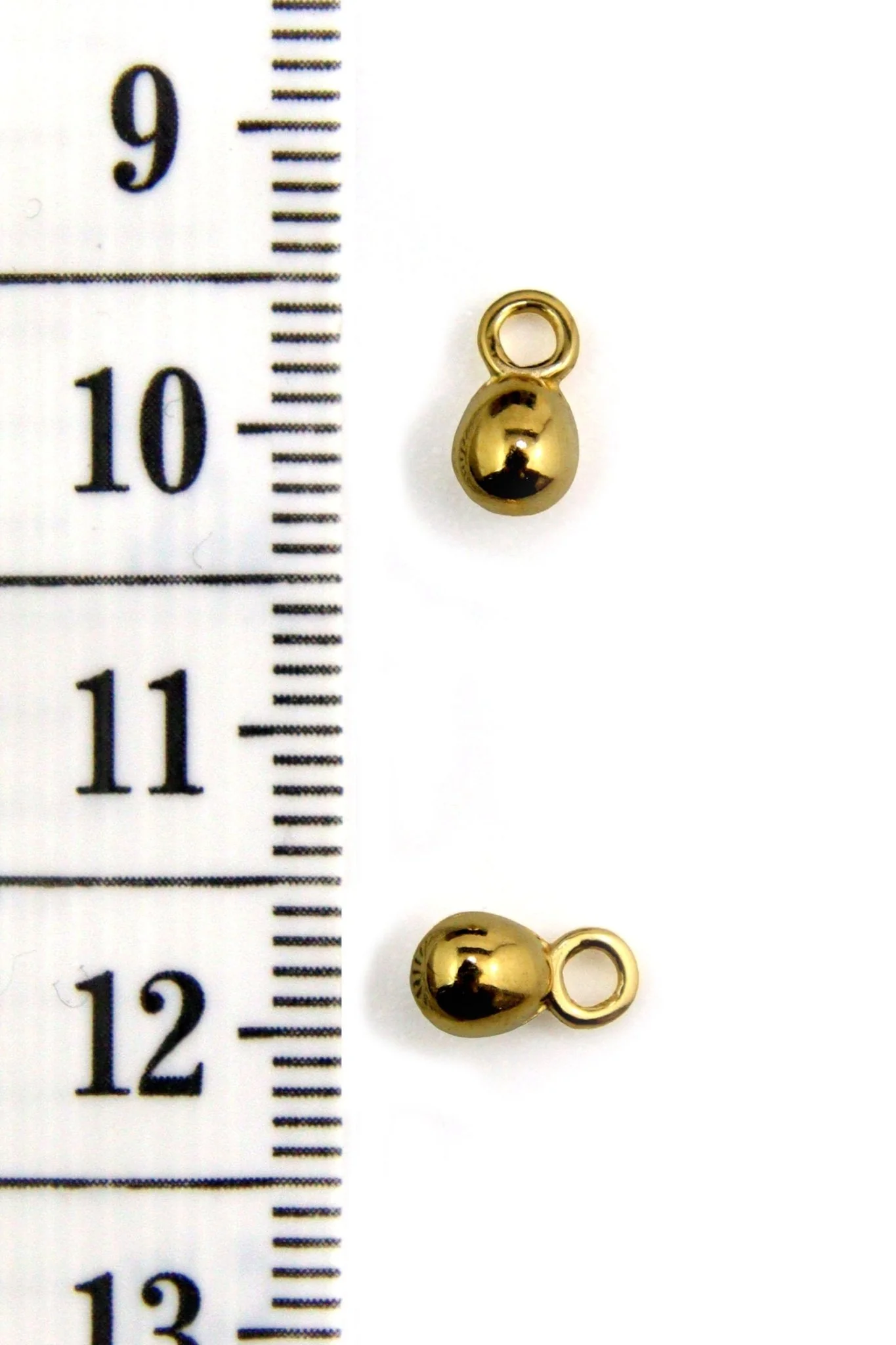 Pendentif goutte en zamak 4 mm – Lot de 5 - Image 2