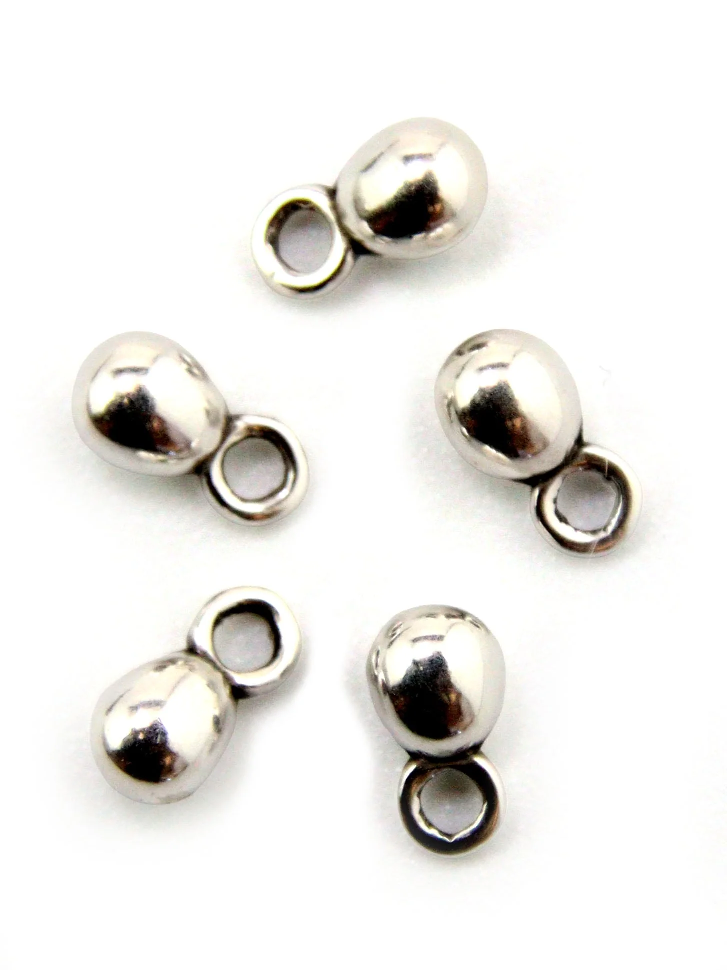 Pendentif goutte en zamak 4 mm – Lot de 5 - Image 4