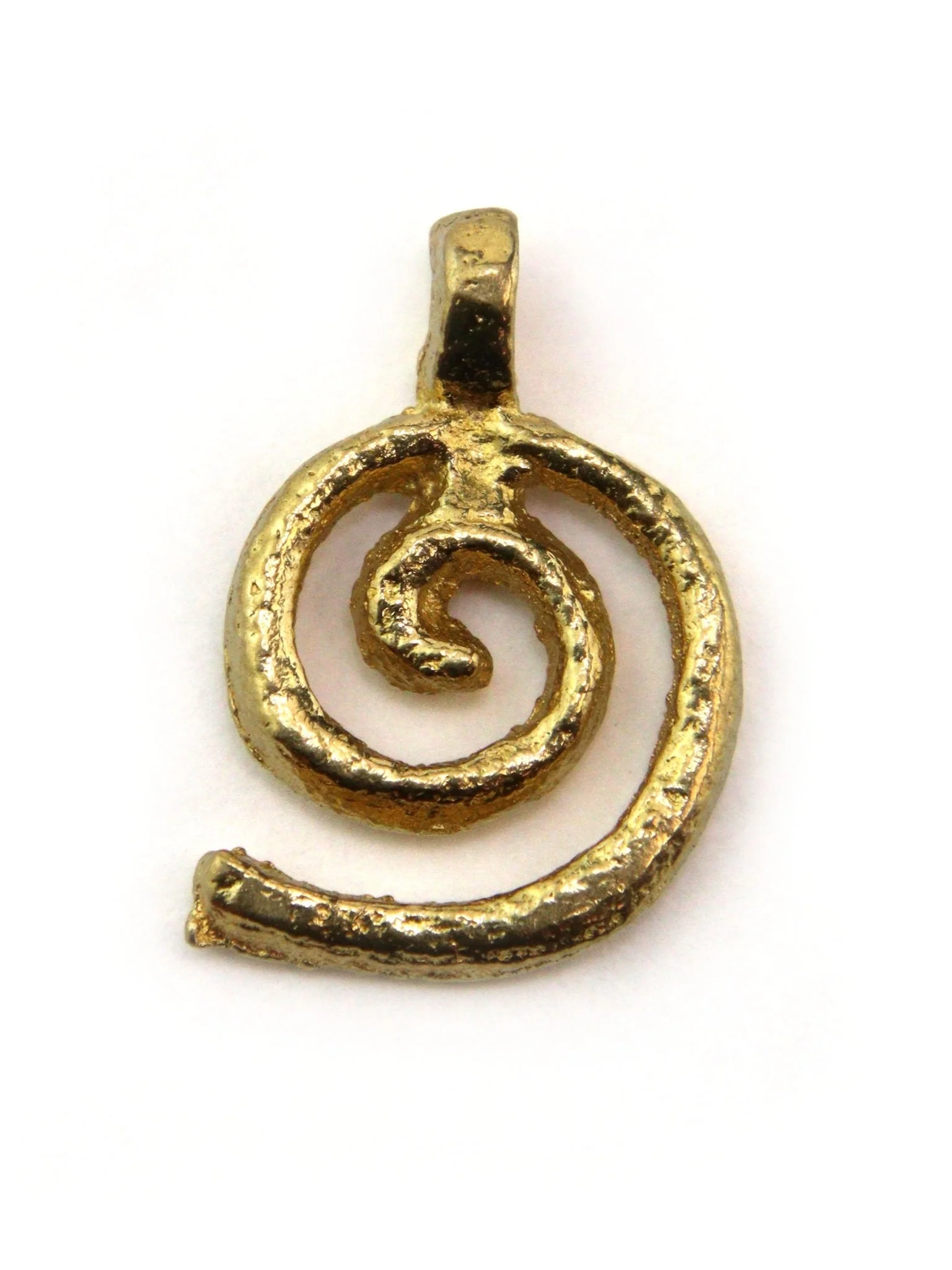 Charm spirale indien laiton 15 mm