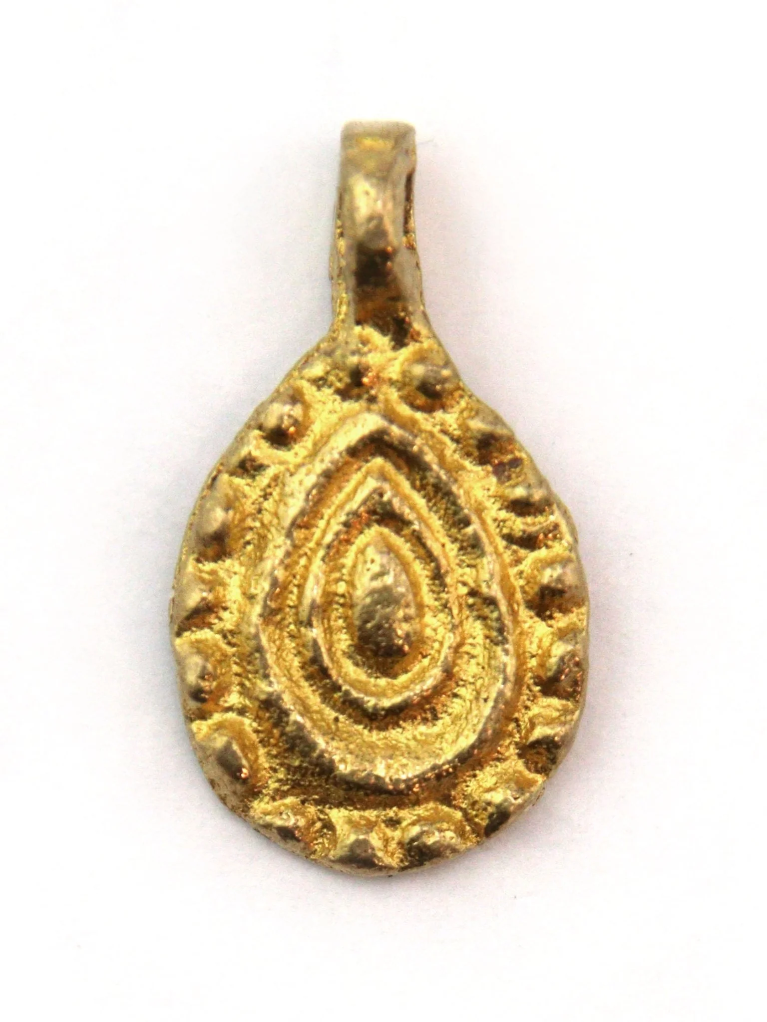 Charm grosse goutte indien laiton 20 mm