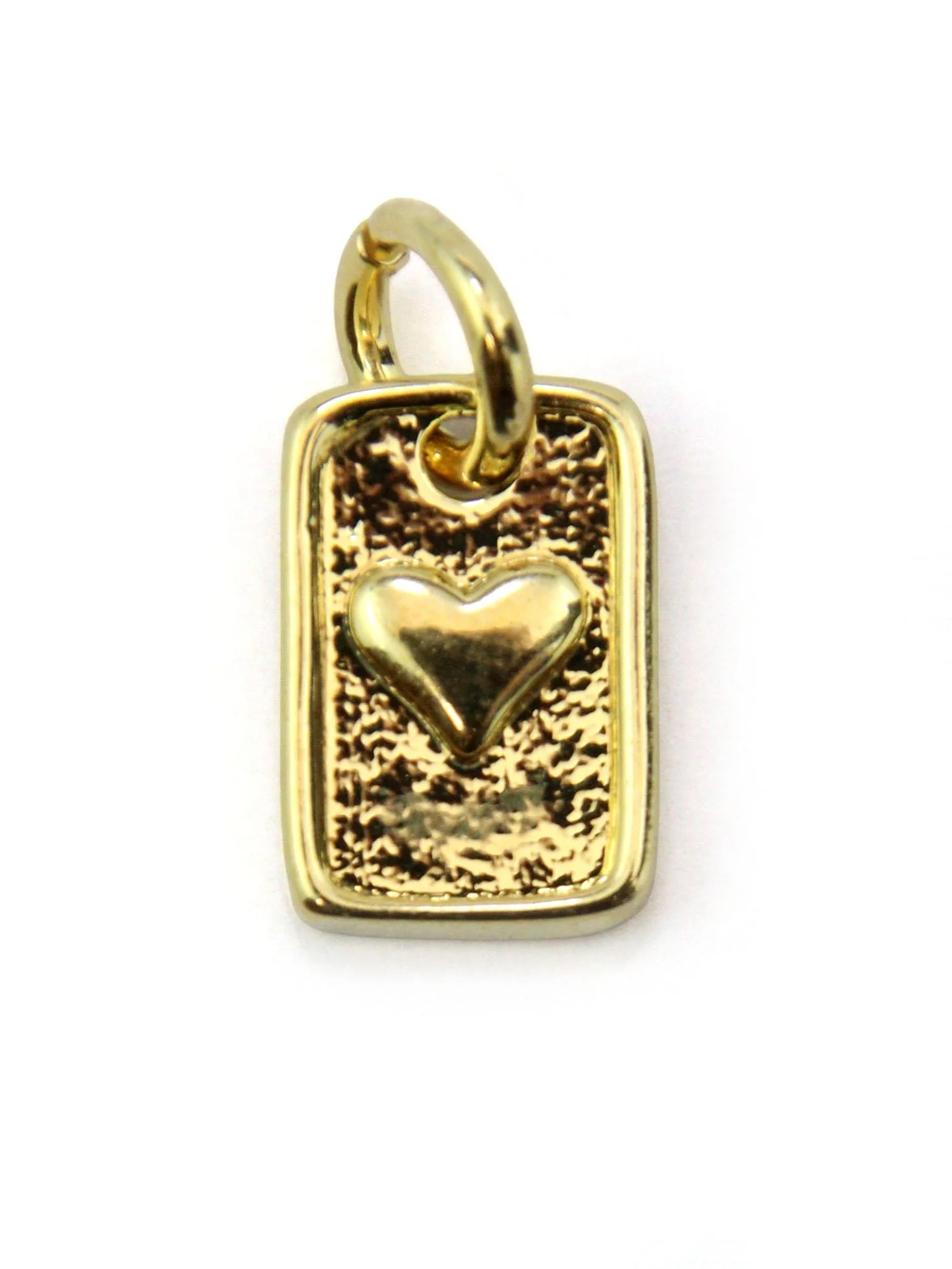 Charm lettre d'amour laiton 10 mm - Image 3