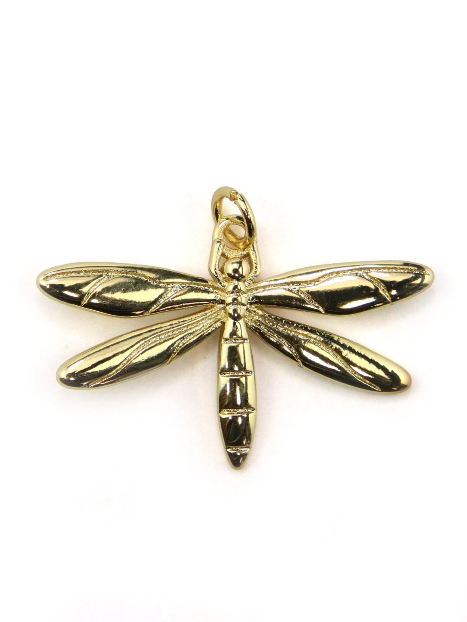 Charm libellule laiton 30 mm - Image 3