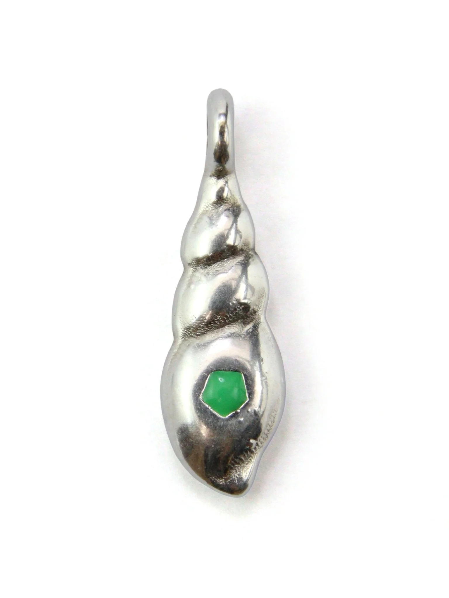 Charm long coquillage zamak 15 mm - Image 3