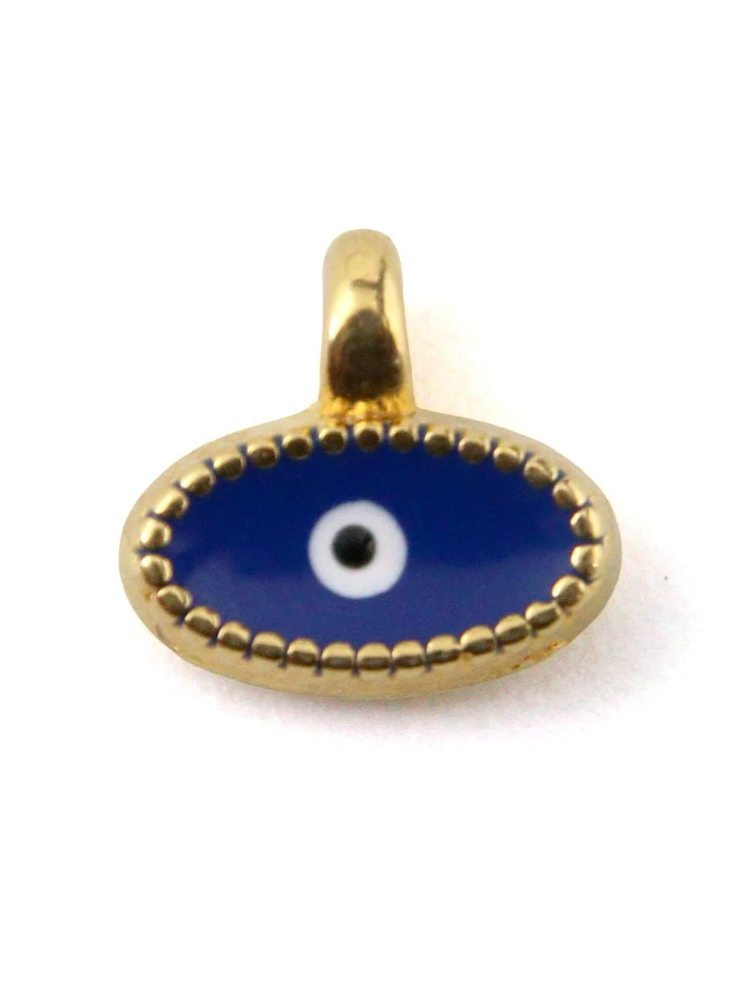 Charm oeil ovale zamak 8 mm - Image 3