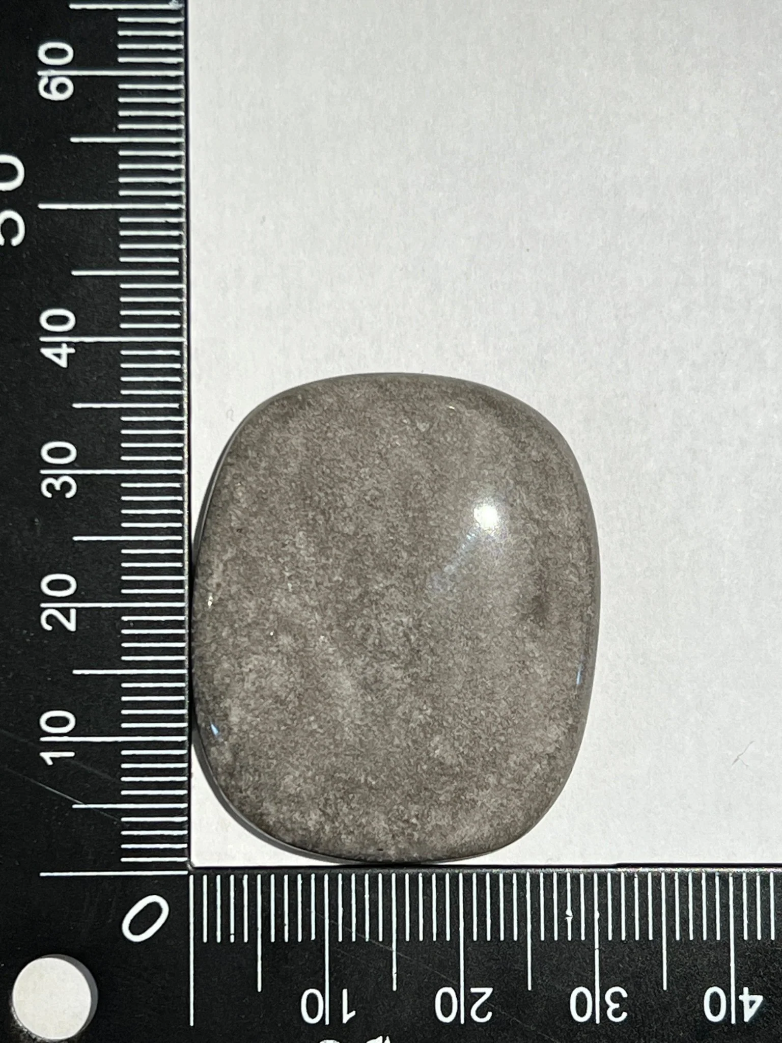 Obsidienne Argenté n°4 (3,7cm x 2,9cm)