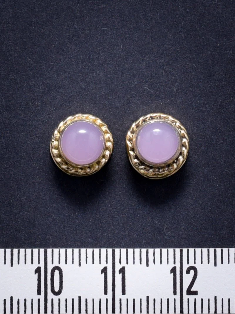2 Pierres serties de laiton de 9 mm - Image 12
