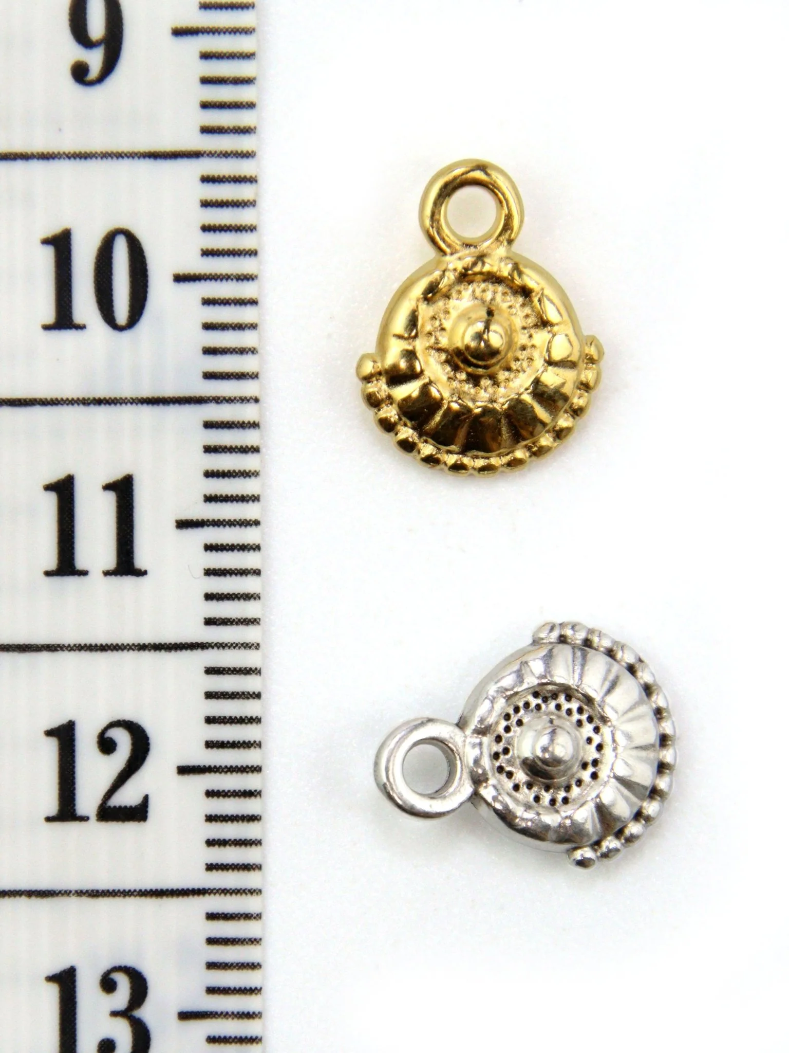Pendentif coquillage bohème zamak 13 mm - Image 4