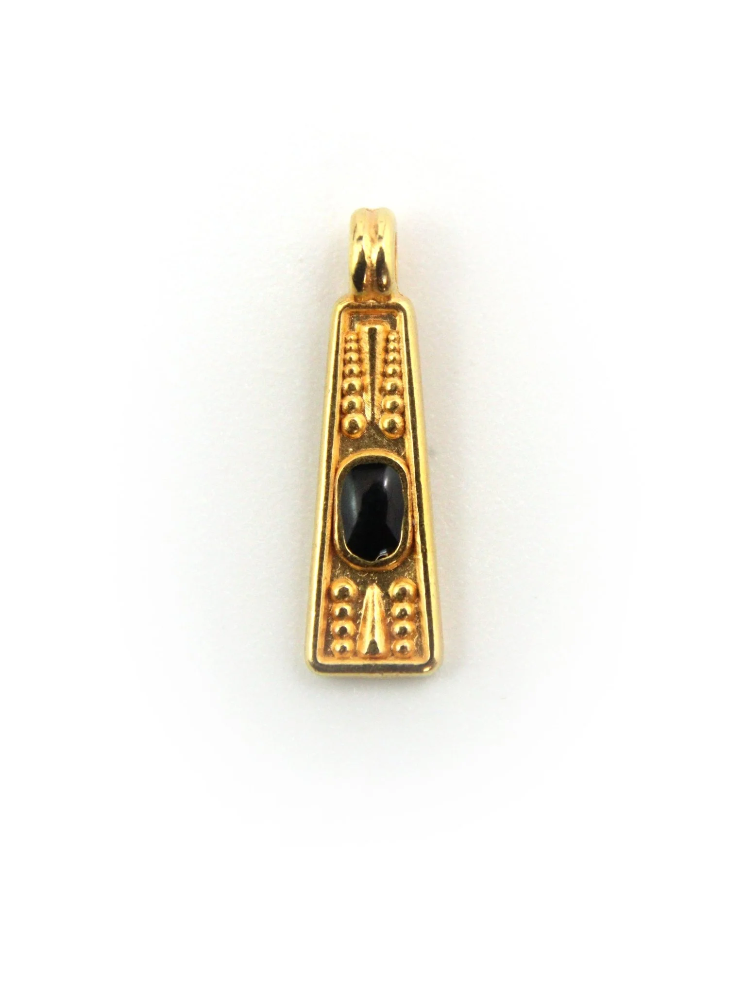 Pendentif Grec en zamak émaillé PETIT – 6,45 x 17,6 mm – Ø 2,3 mm - Image 6