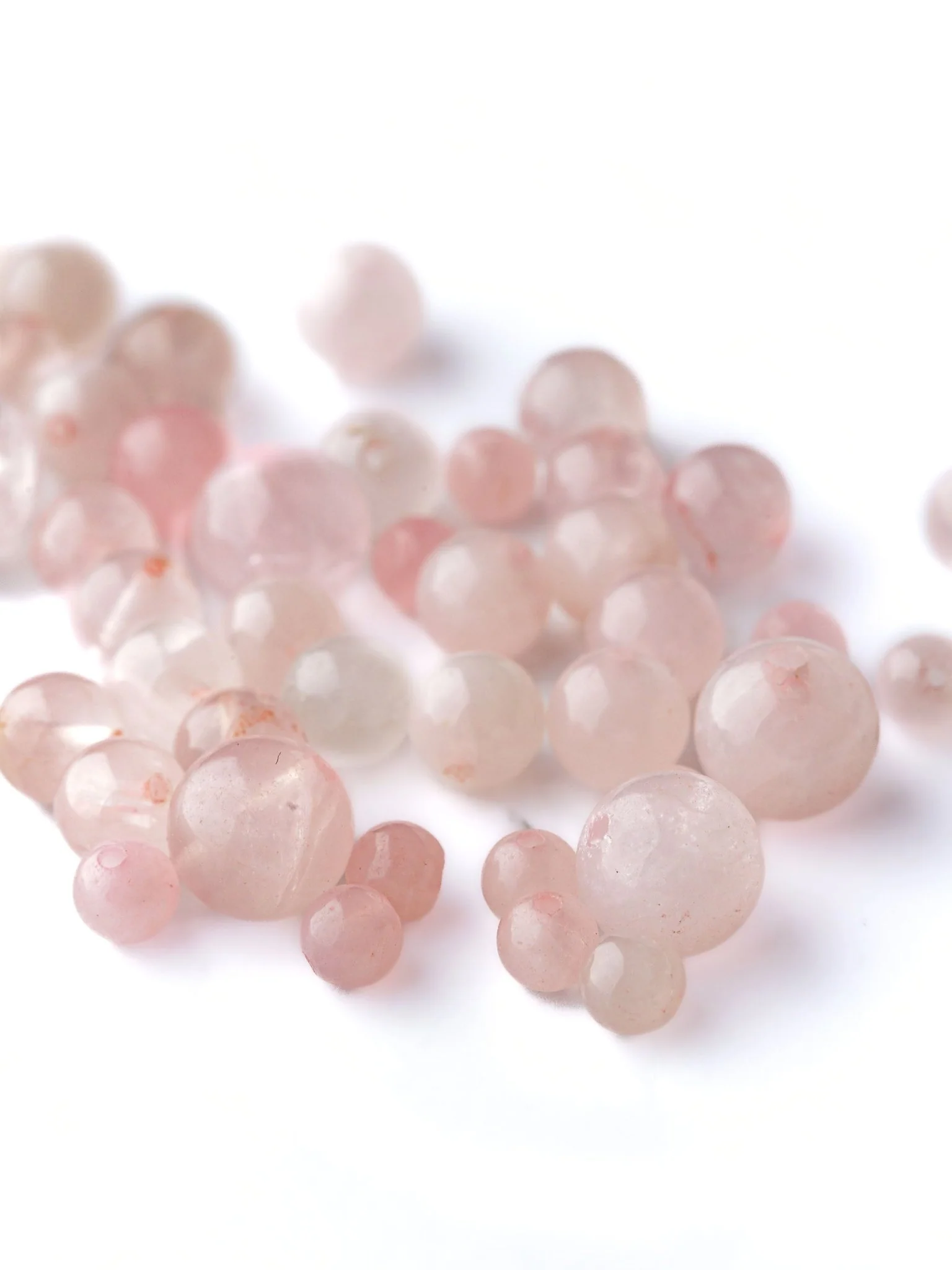 Perles de Quartz rose