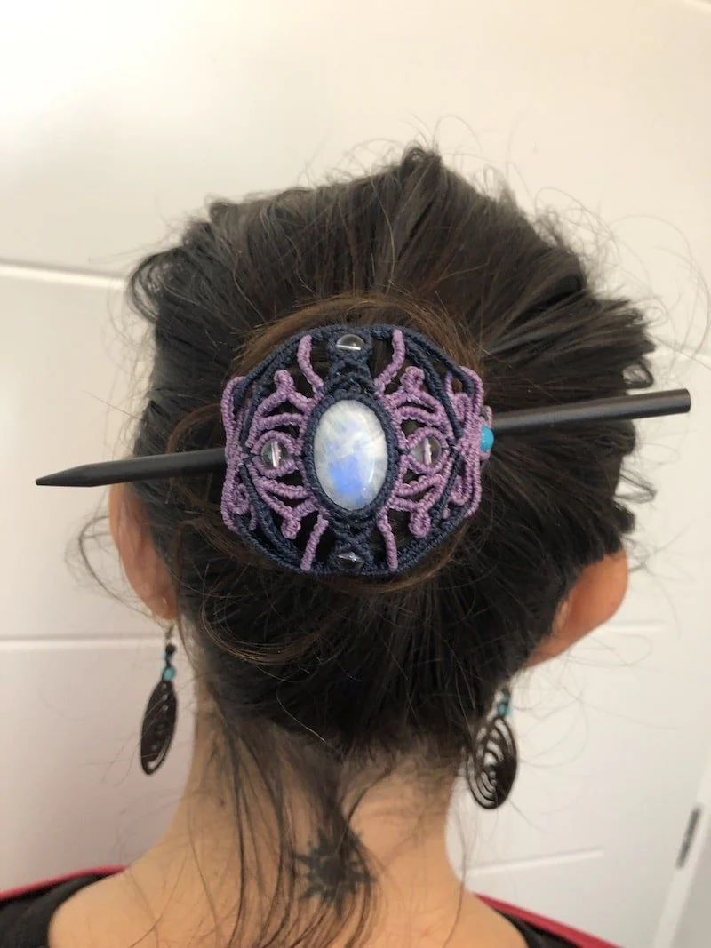 Pic en bois pour barrette - Image 2