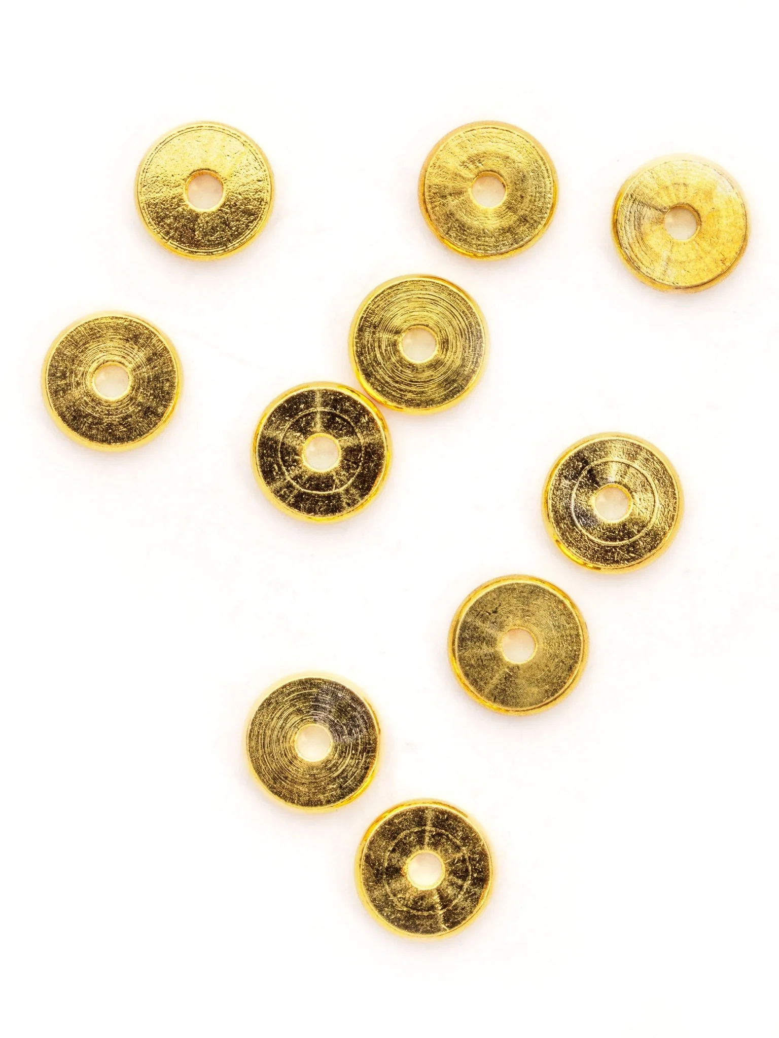 Rondelles plates métalliques de 8mm