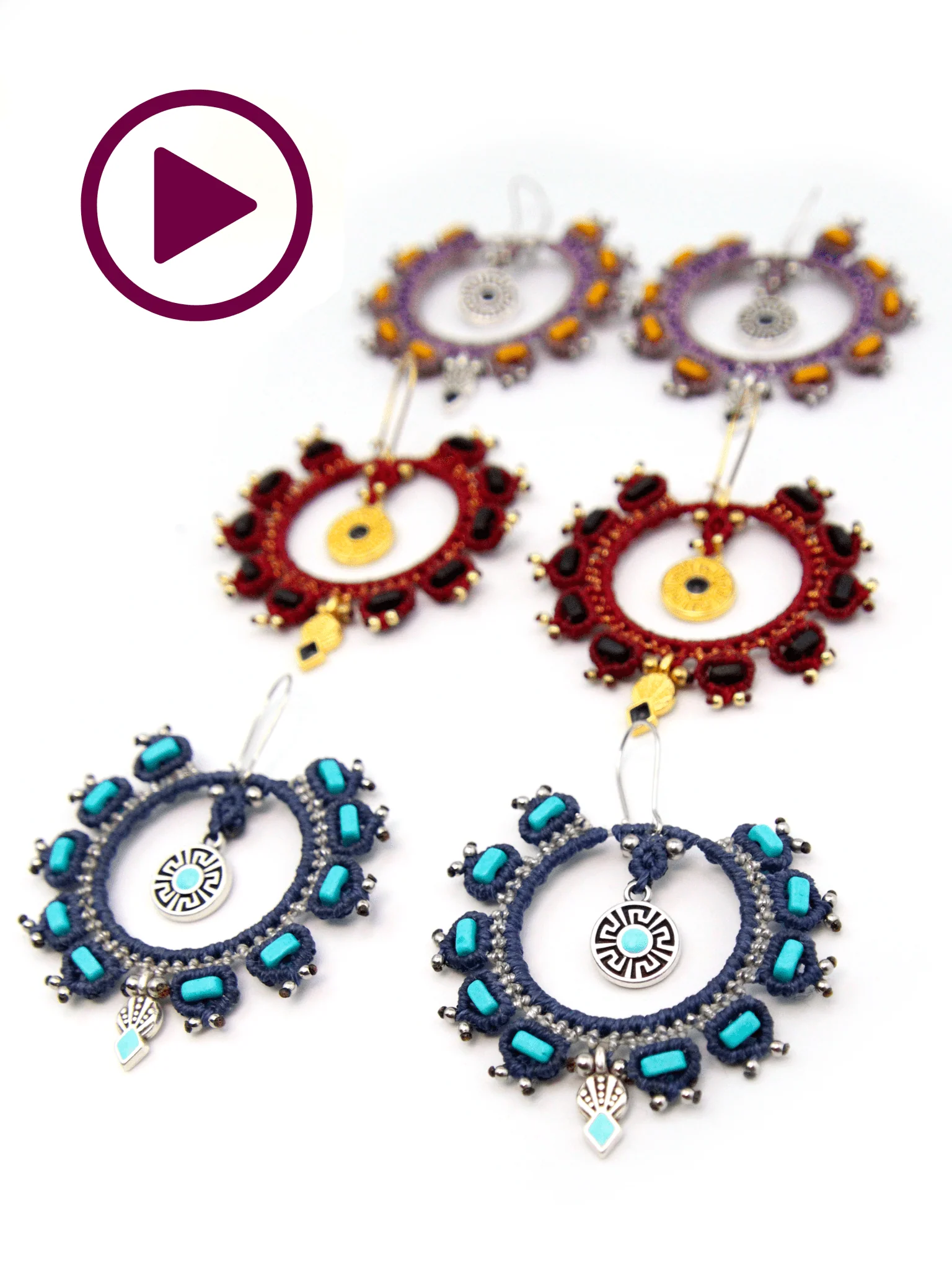Vidéo Boucles d'oreilles "Emma"